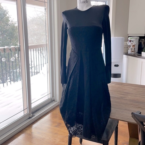 Alexander McQueen Dresses & Skirts - Alexander McQueen M black lace dress